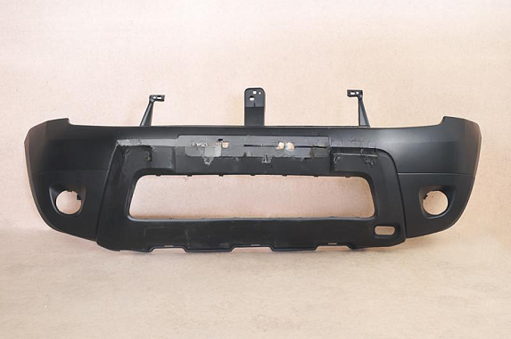 Бампер передний под птф Renault Duster 2010-2015 (Тайвань)