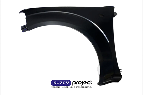 Крыло левое с отверстием под повторитель Nissan Navara 2004-2015 (Тайвань)