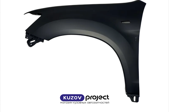 Крыло левое с отверстием под повторитель (пластик) Mitsubishi Asx 2010-2016 (Тайвань)